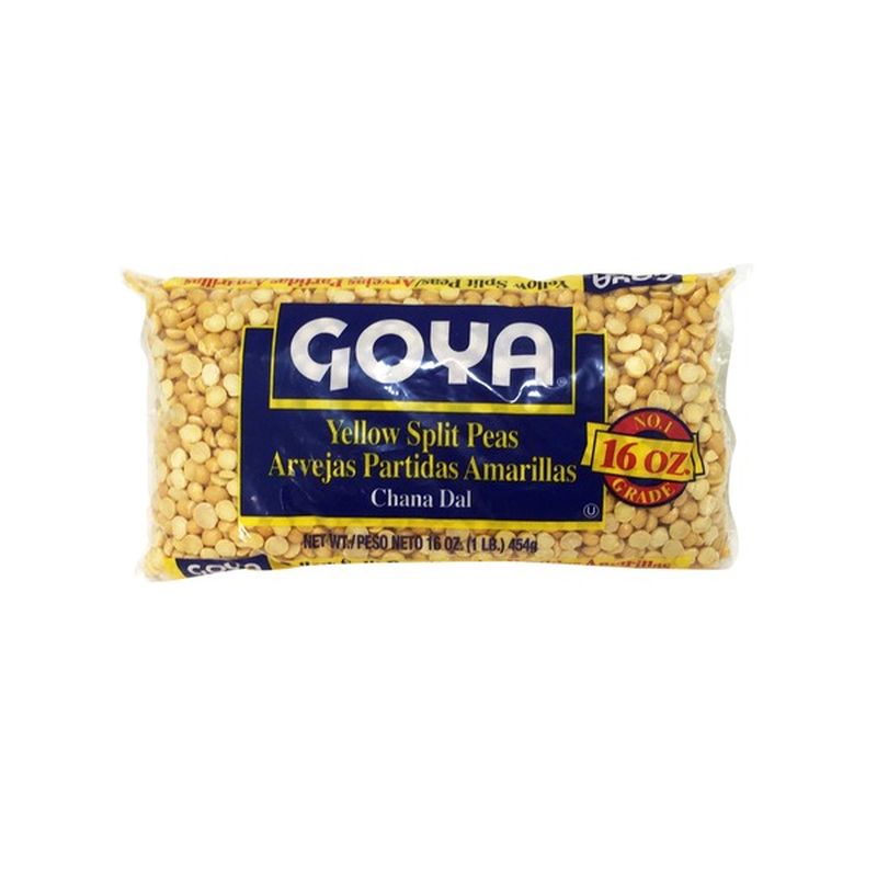 Goya Yellow Split Peas, Dry (16 oz) Instacart