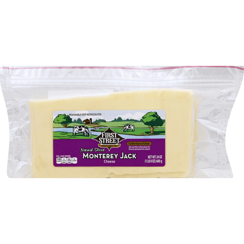 First Street Cheese, Monterey Jack (24 oz) Instacart