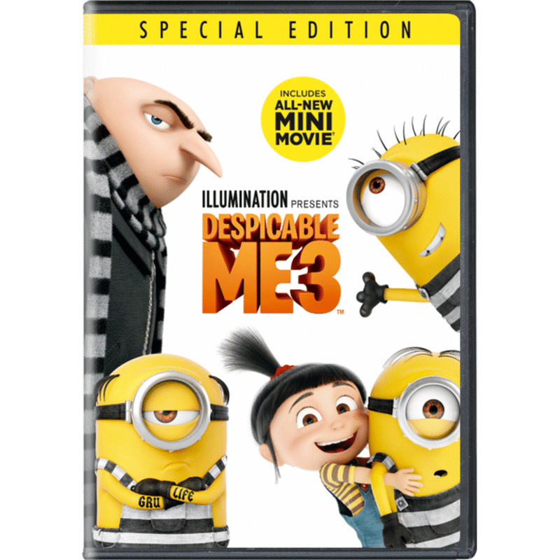 Universal Studios Home Entertainment Despicable Me 3 2017 DVD Special Edition