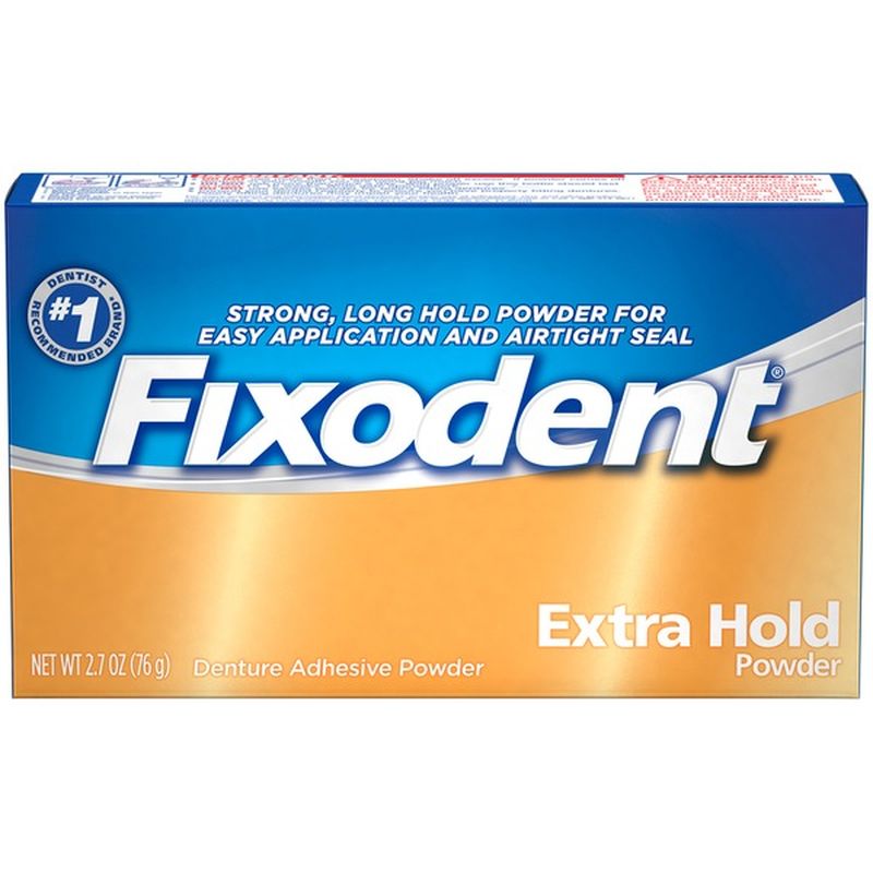Fixodent Denture Adhesive Powder (2.7 oz) Instacart