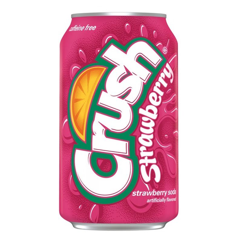 Crush Strawberry Flavored Soda Can (12 fl oz) - Instacart