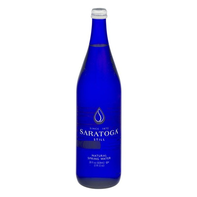 Saratoga Spring Water, Natural, Still (28 oz) Instacart