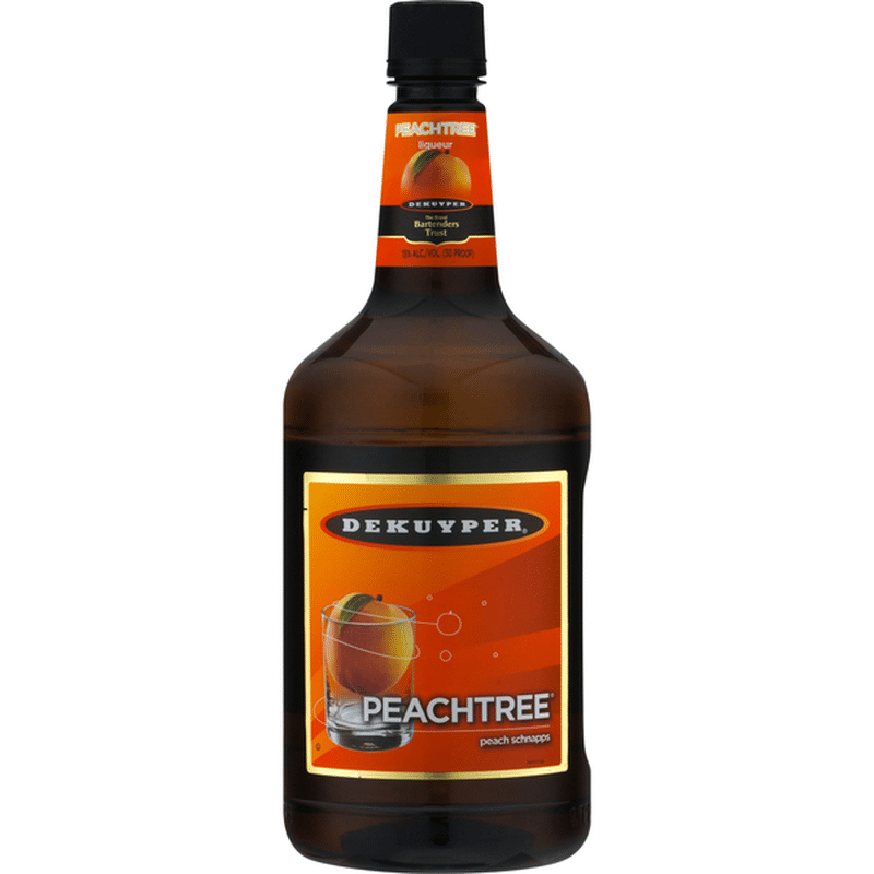 DeKuyper Peachtree Schnapps Liqueur (1.75 L) Instacart