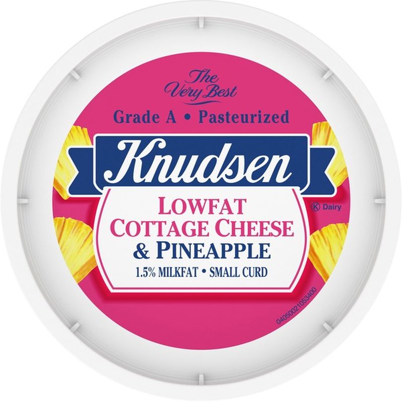 Knudsen Low Fat Cottage Cheese & Pineapple (16 oz) Instacart