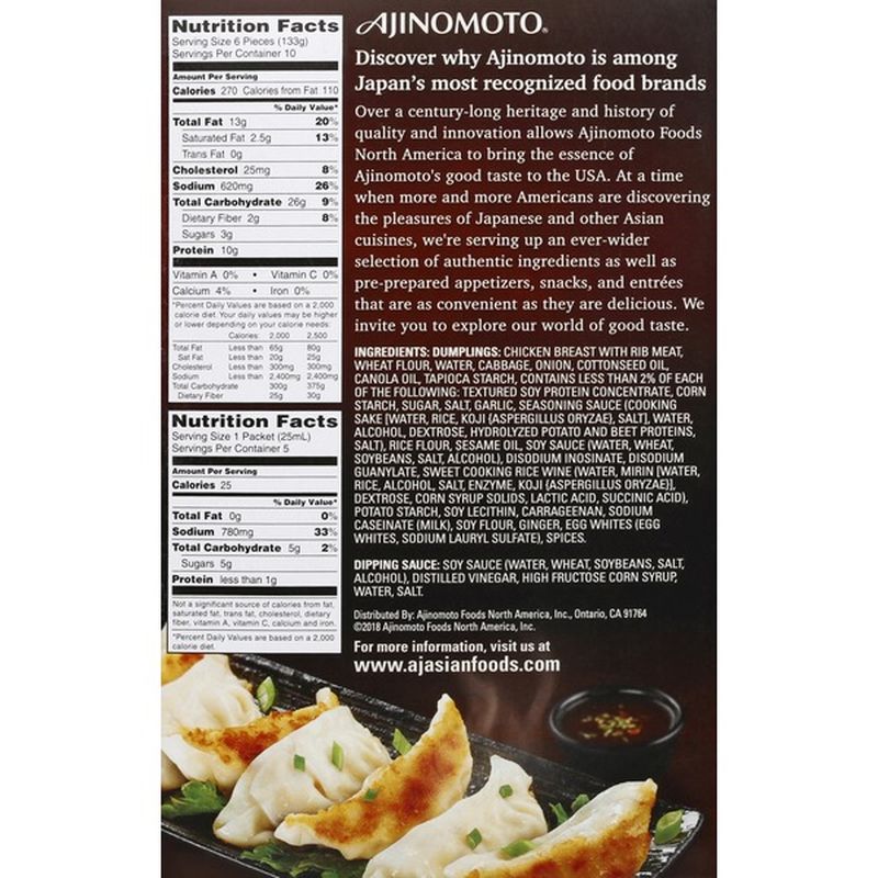 Ajinomoto Potstickers, Chicken (60 each) Instacart
