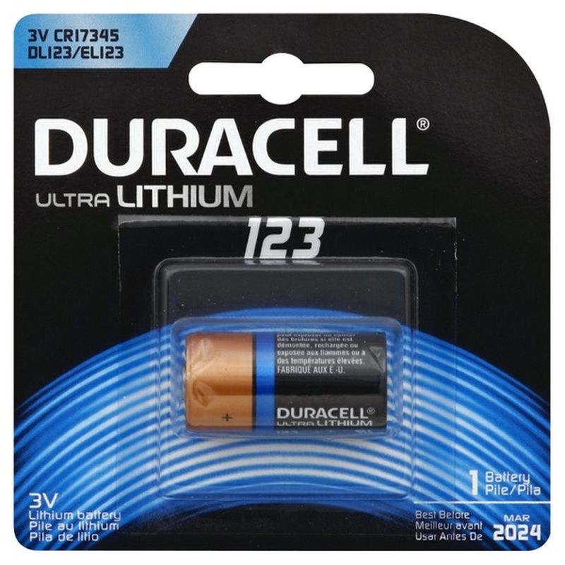 Duracell 123 High Power Lithium Batteries (1 ct) Instacart