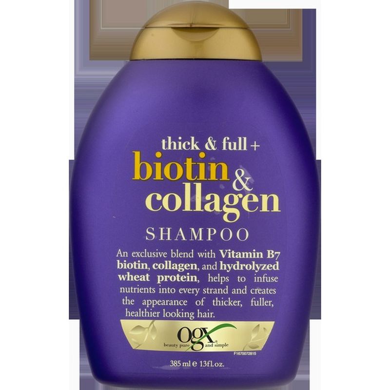 Ogx Shampoo Thick Full Biotin Collagen 13 Fl Oz Instacart