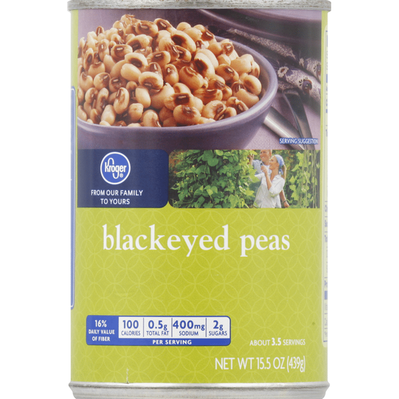 Kroger Peas, Blackeye (15 oz) Instacart