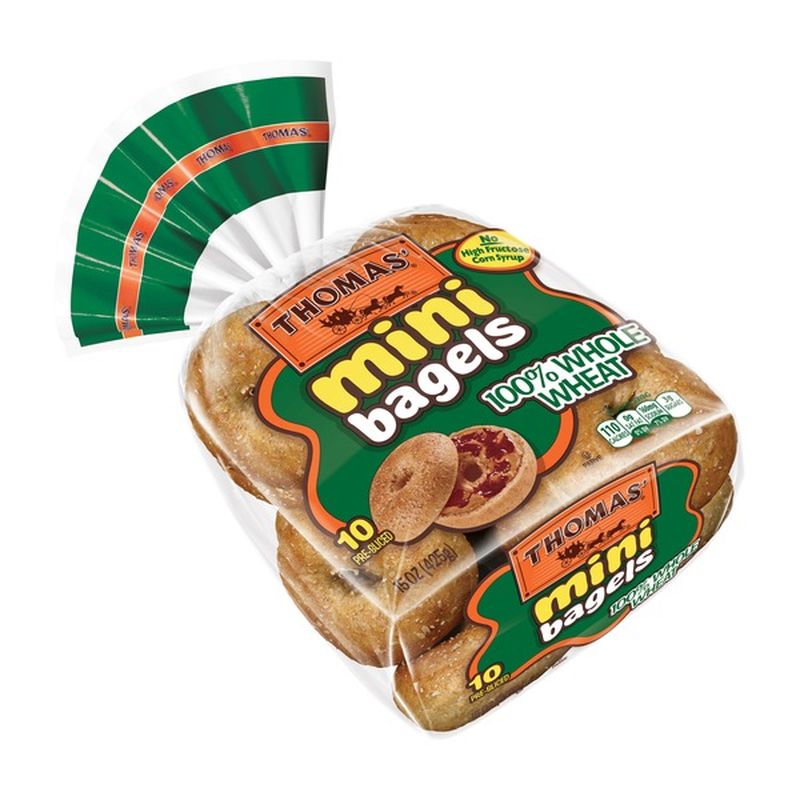 Thomas Whole Wheat Mini Bagels (12 ct) from Cub Instacart