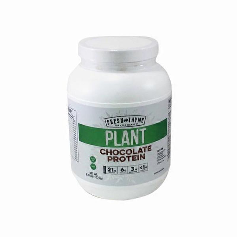 Fresh Thyme Plant Chocolate Protein Powder (35.2 oz) from Fresh Thyme Market Instacart