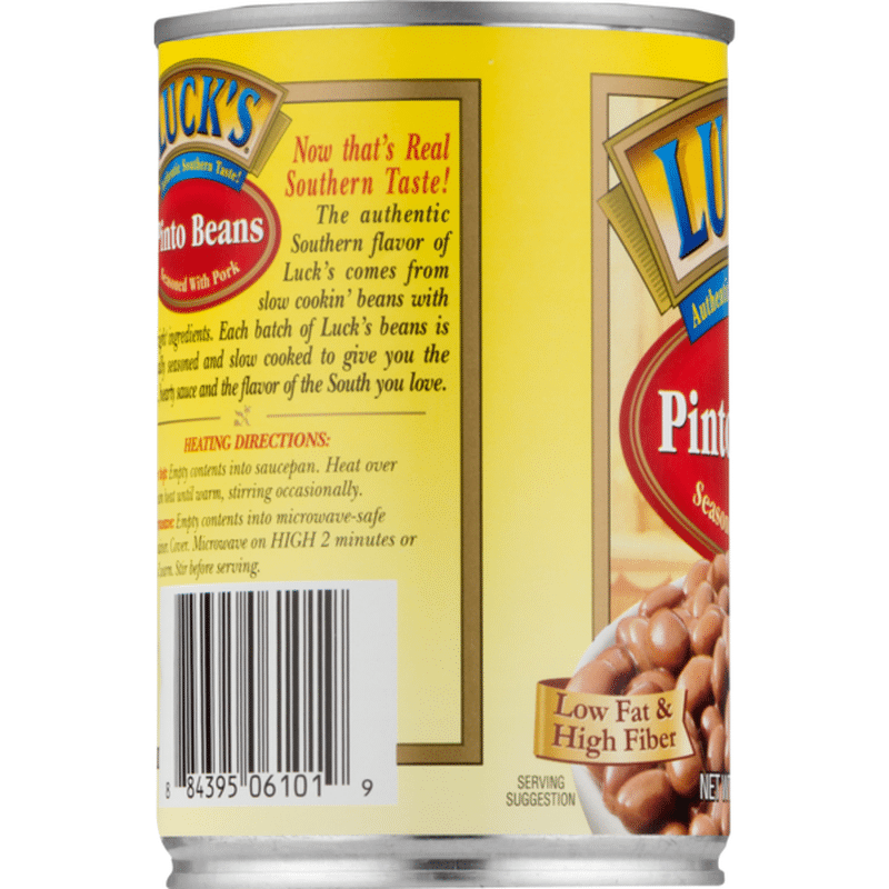 Luck's Pinto Beans Seasoned with Pork (15 oz) from Food Lion Instacart