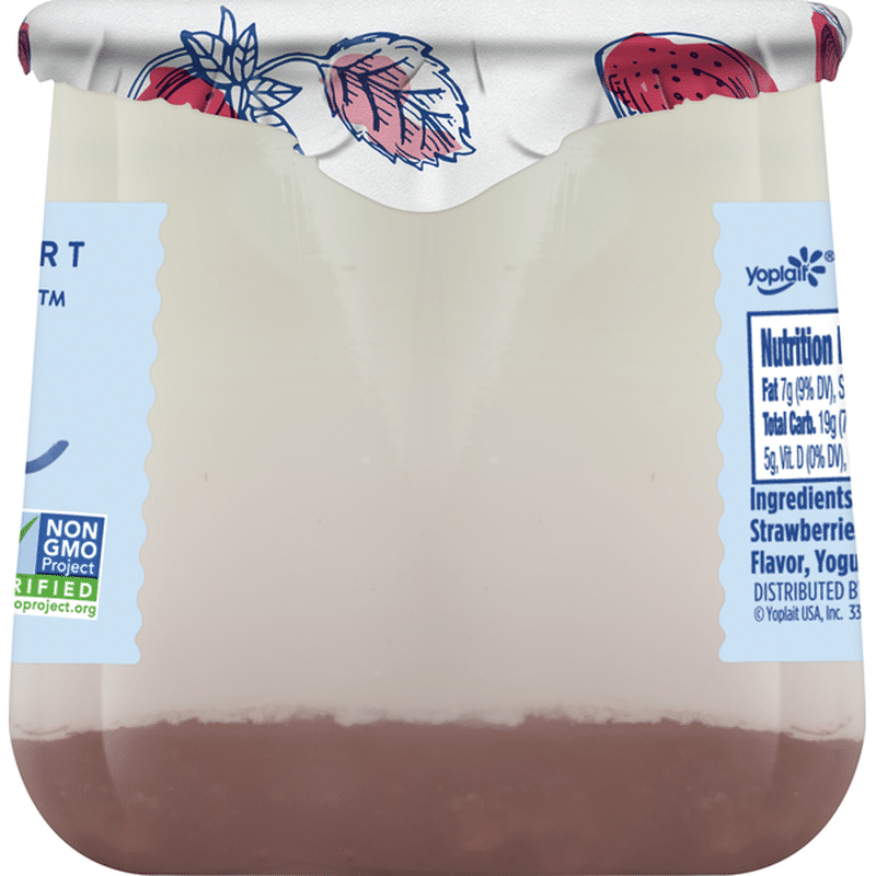 Oui Yogurt, Strawberry, French Style (5 oz) from Lucky Supermarkets ...