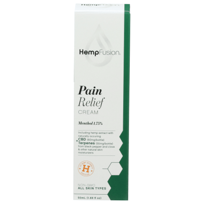 HempFusion Menthol 1.75 Pain Relief CREAM (1.69 fl oz) Instacart