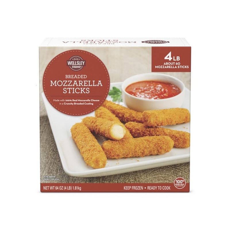 Wellsley Farms Breaded Mozzarella Sticks (4 lb) Instacart