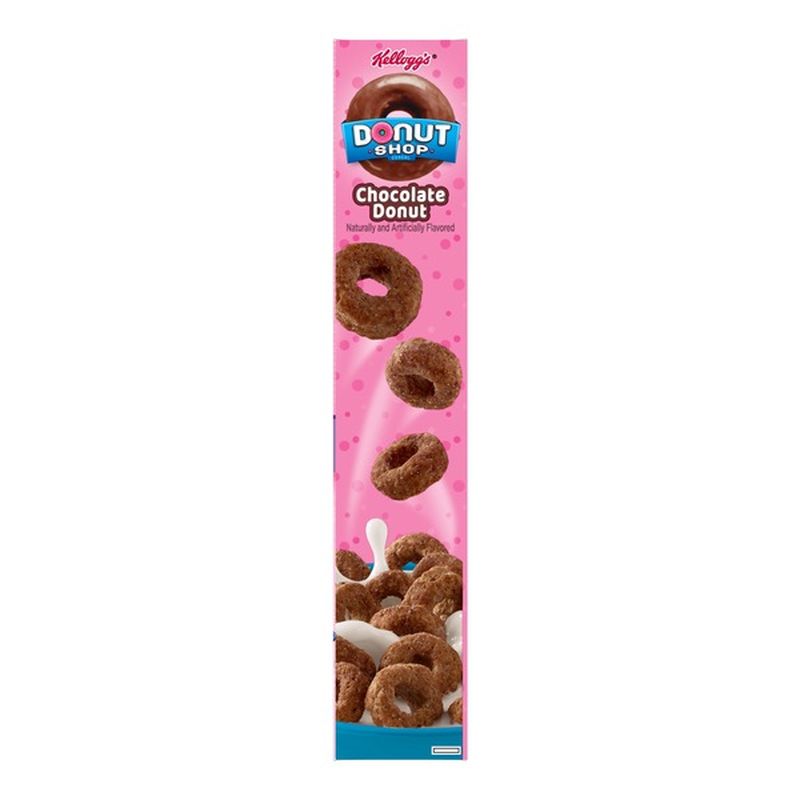 Kellogg's Donut Shop Breakfast Cereal Chocolate Donut (10 oz) Instacart