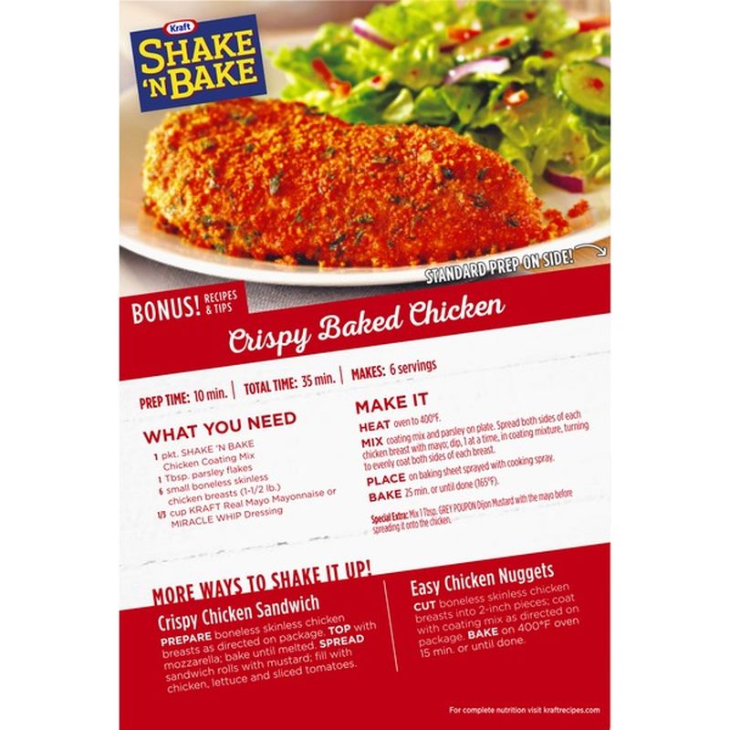 Shake 'N Bake Original Chicken Seasoned Coating Mix (4.5 oz) from Food