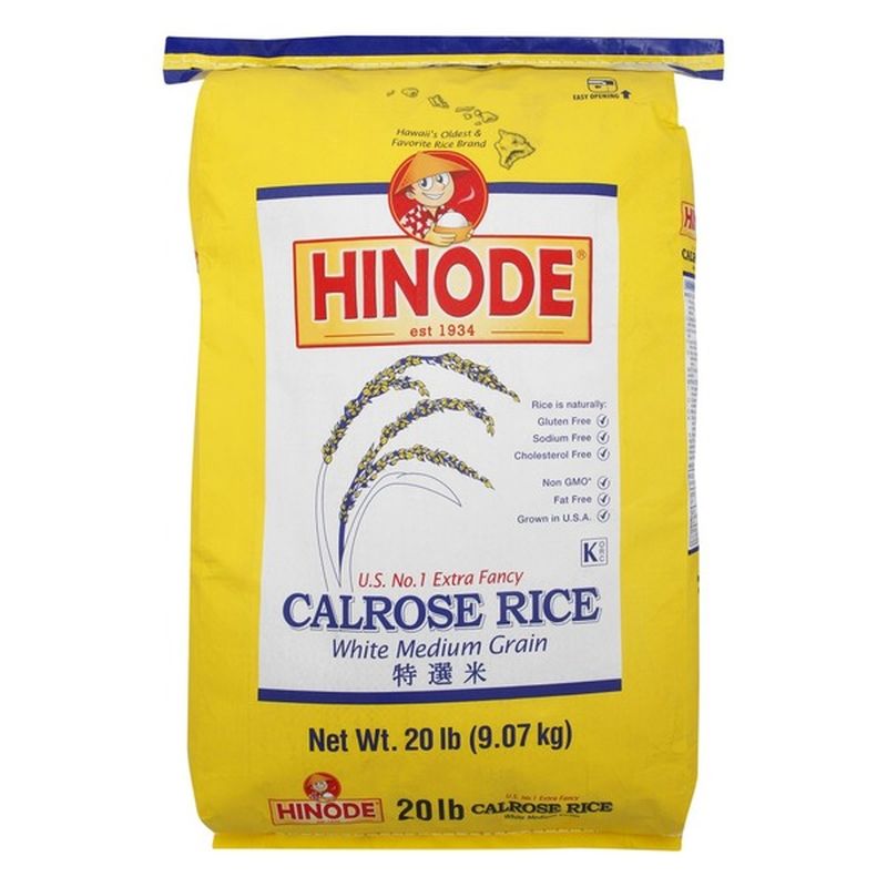 Hinode Calrose Rice, Medium Grain, White (20 lb) Instacart