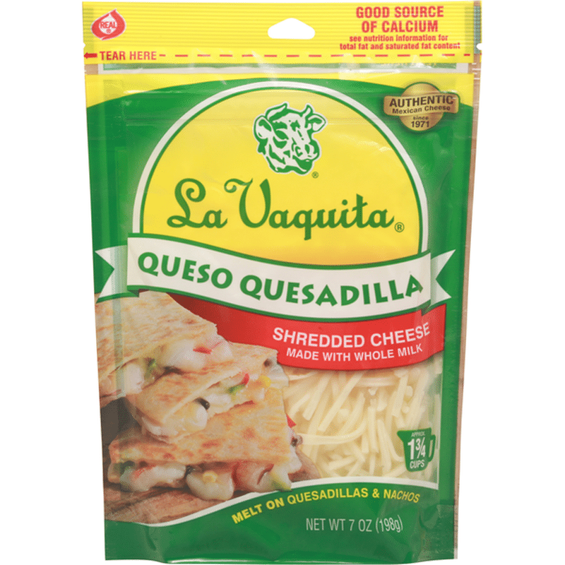 La Vaquita Shredded Cheese, Queso Quesadilla (7 oz) Instacart