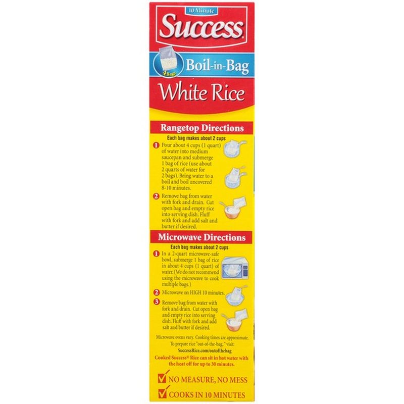 Success Ten Minute BoilinBag White Rice (3.5 oz) from Sunset Foods