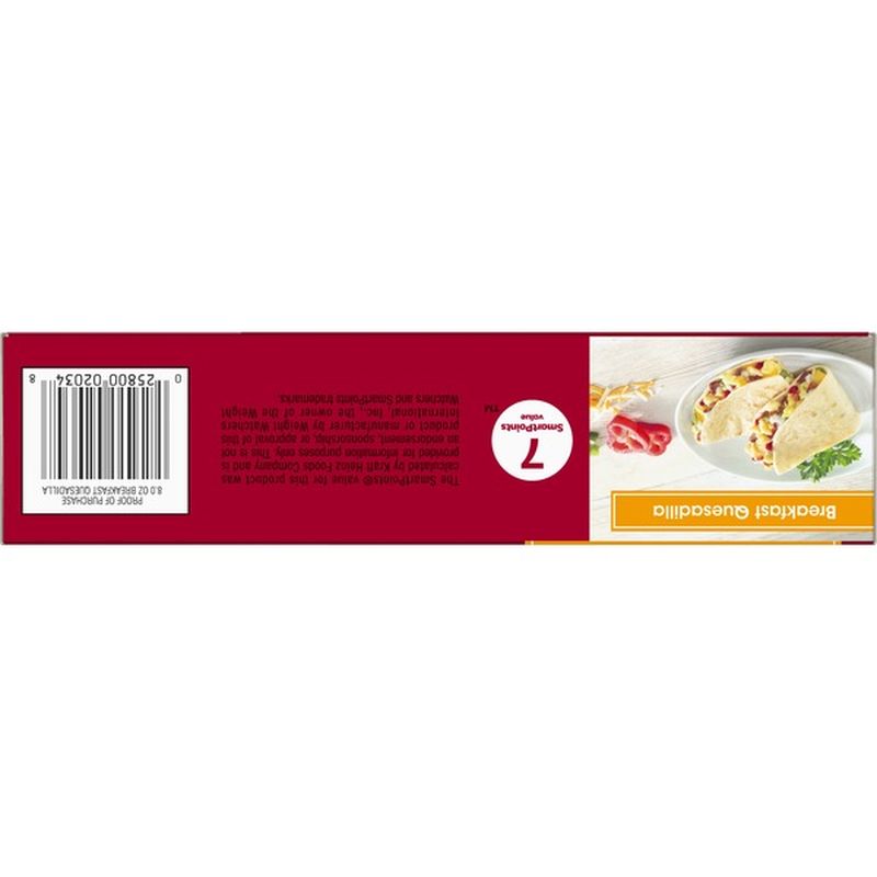 Smart Ones Breakfast Quesadilla with Egg Whites, Cheese, Vegetables