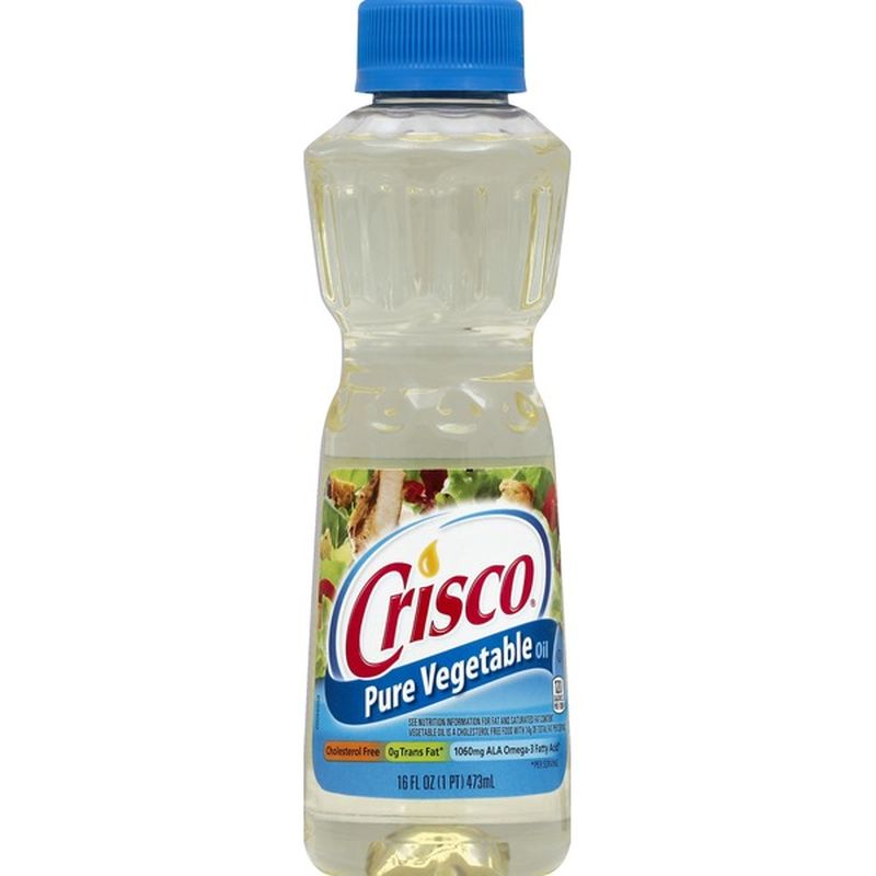 Crisco Pure Vegetable Oil (16 oz) from McCaffrey's Instacart