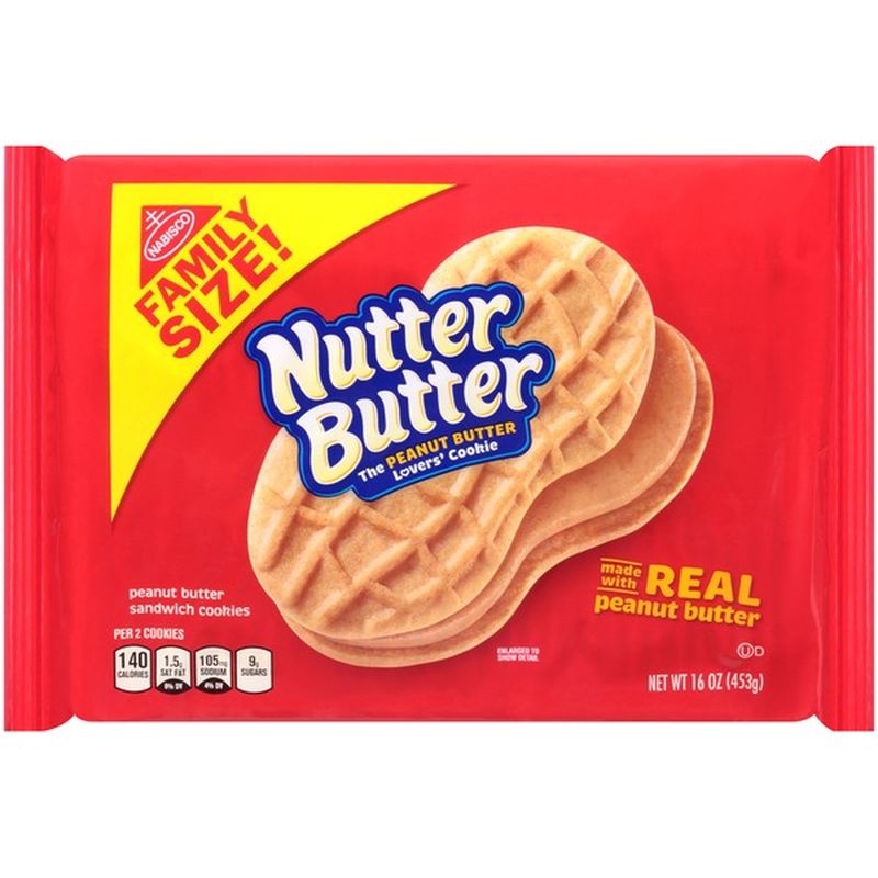 Nabisco Peanut Butter Sandwich Cookies (16 oz) from ALDI - Instacart