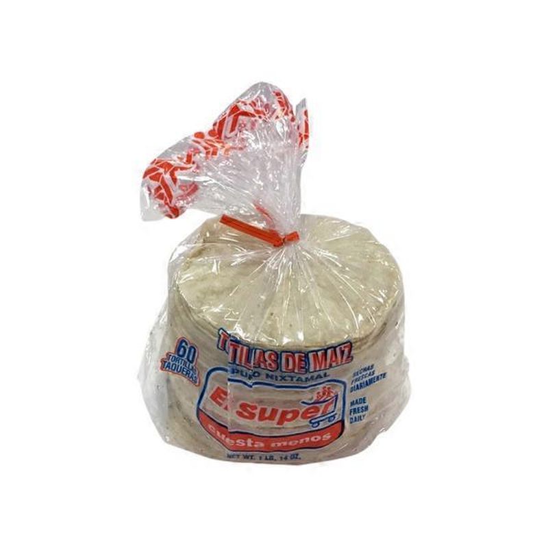 El Super Taqueras Tortillas (60 ct) Instacart