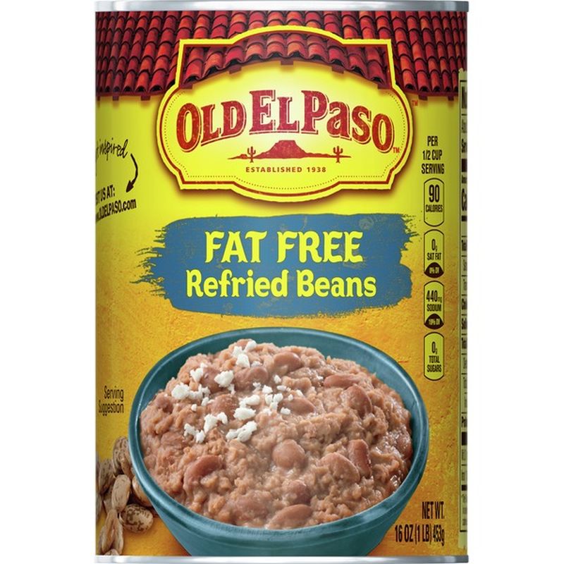 Old El Paso Refried Beans, Fat Free (16 oz) from Walmart Instacart