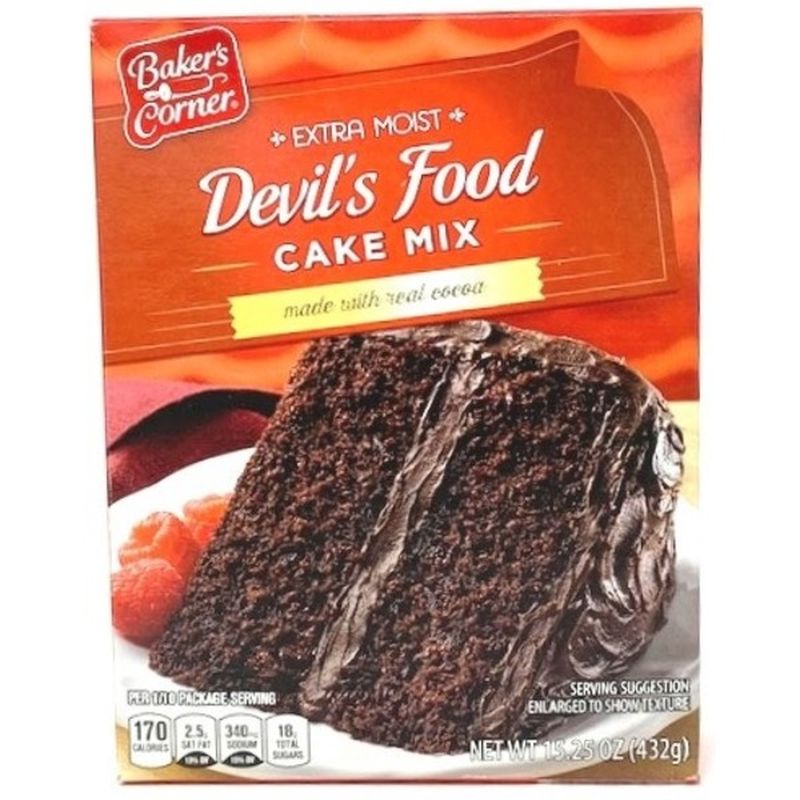 Baker's Corner Devils Food Cake Mix