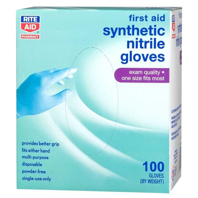 Rite Aid Synthetic Nitrile Gloves 100ct (1.11 100) Instacart