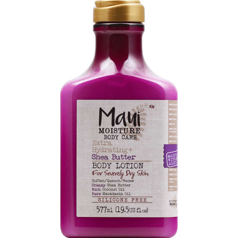 maui moisture extra hydrating shea butter body wash