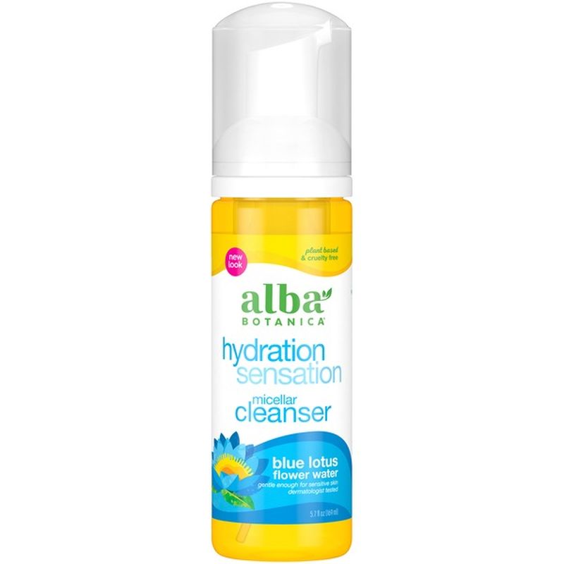 alba botanica hydration sensation micellar cleanser