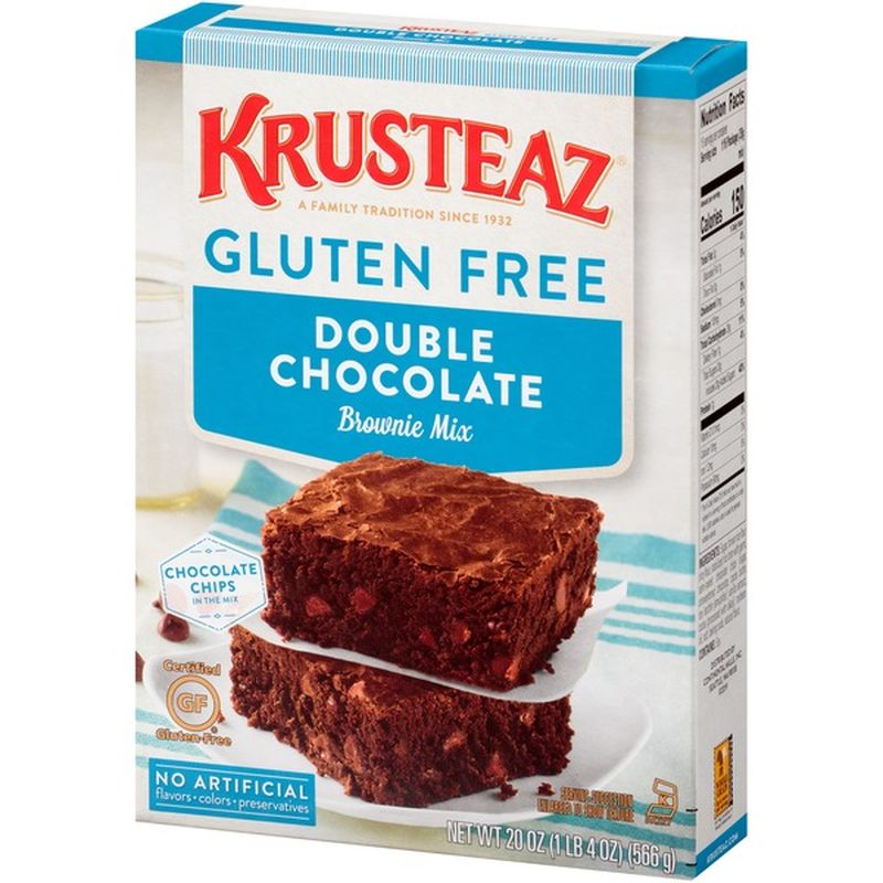 Krusteaz Gluten Free Double Chocolate Brownie Mix (20 oz) Instacart