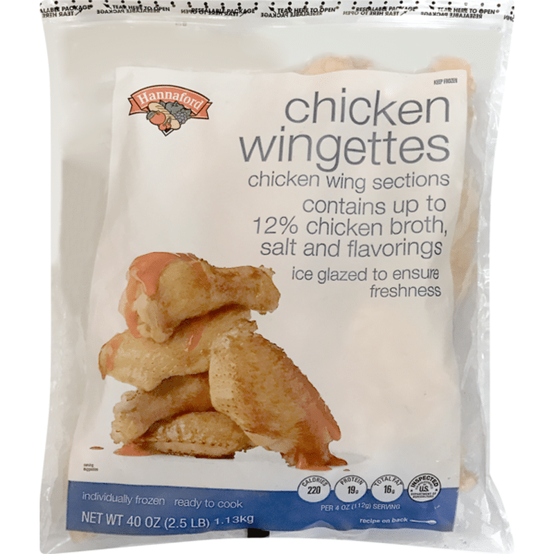 Hannaford Chicken Wingettes (40 oz) Instacart
