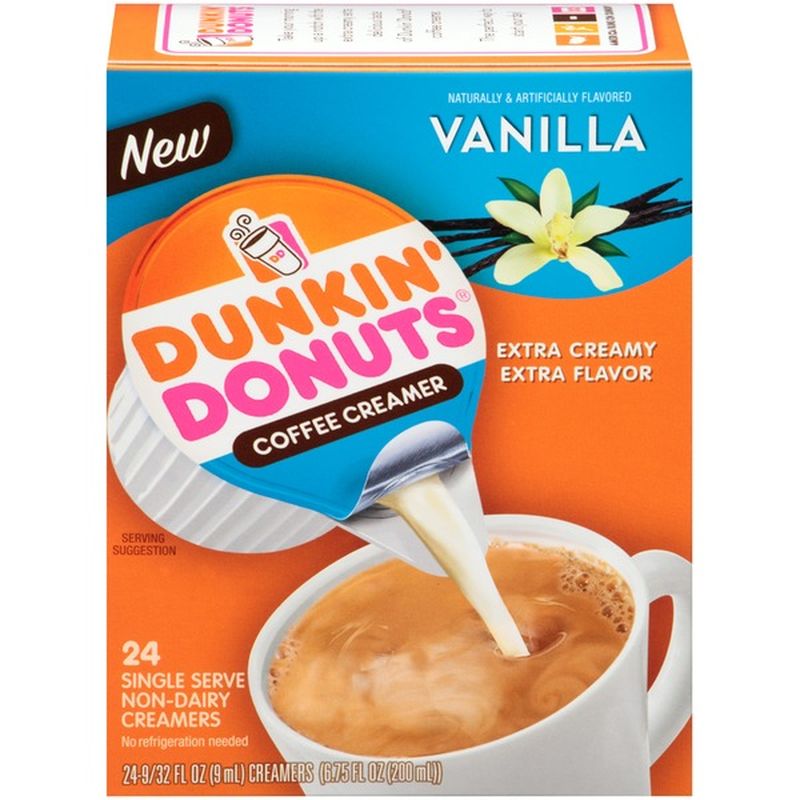 Dunkin' Donuts Vanilla NonDairy Creamer (0.281 fl oz) Instacart