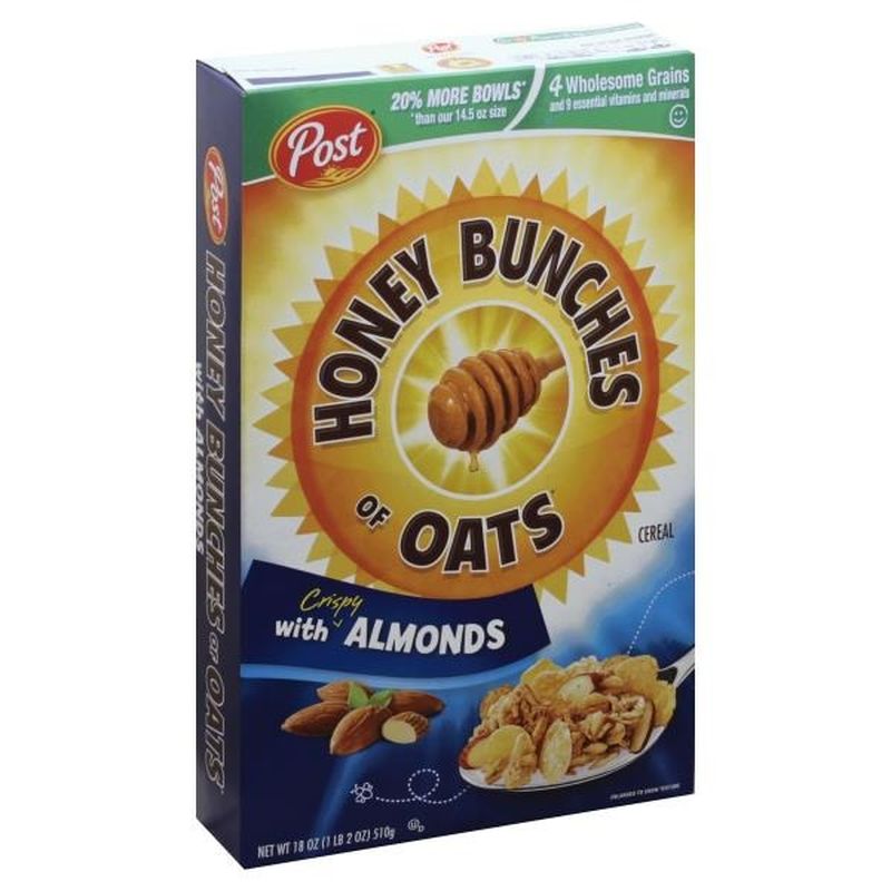 Post With Almonds Cereal (18 oz) from Publix Instacart