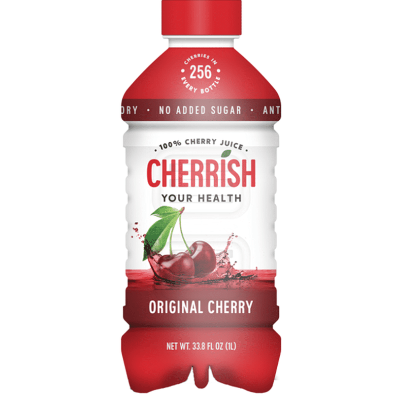 CHERRiSH Tart Cherry Juice With Pomegranate (33.8 oz) Instacart