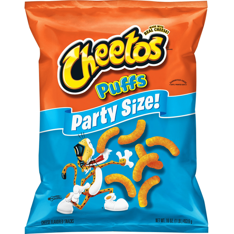 Cheetos Puffs Party Size Cheese Flavored Snacks (16 oz) Instacart