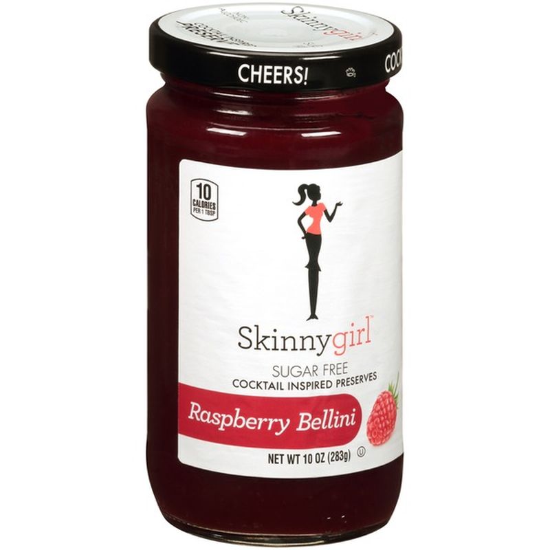 Skinnygirl Raspberry Bellini Sugar Free Cocktail Inspired Preserves (10