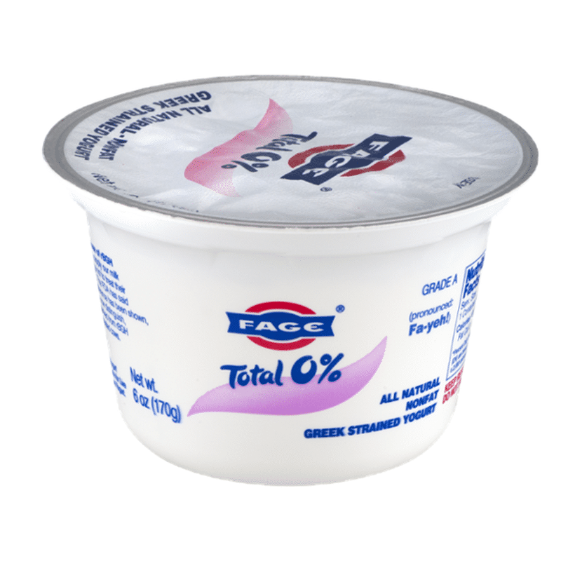 Fage Total Nonfat Greek Strained Yogurt (6 oz) from Giant Food Instacart