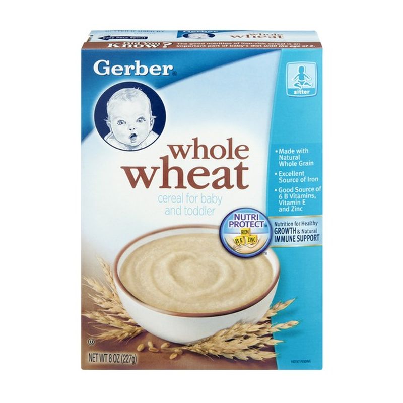 gerber whole wheat cereal
