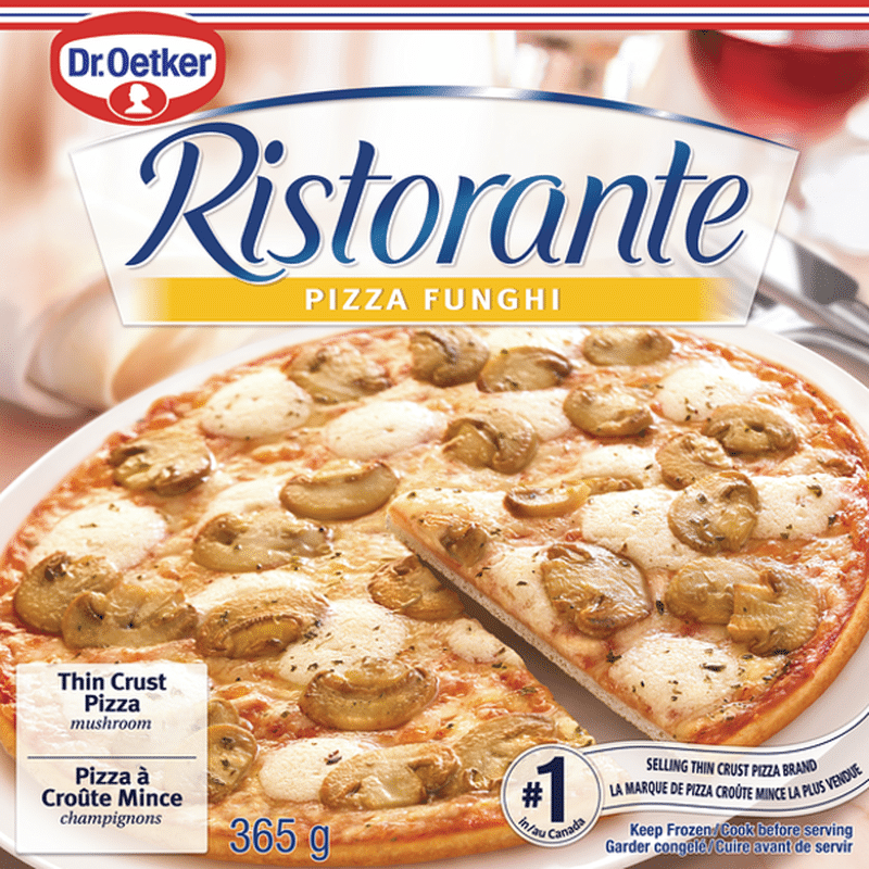 Dr. Oetker Frozen Ristorante Funghi Mushroom Pizza