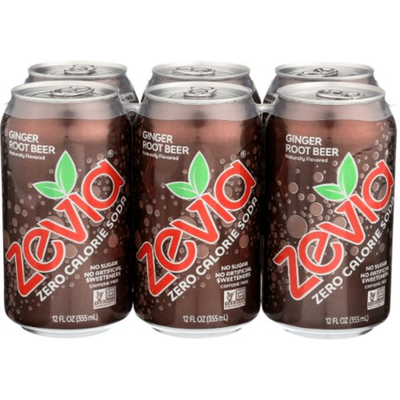 Zevia Soda, Zero Calorie, Ginger Root Beer (12 fl oz) from Sprouts