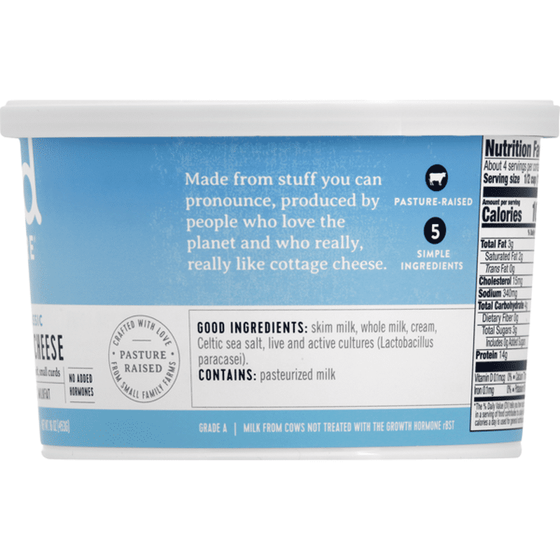 Good Culture Cottage Cheese, Low-Fat, Classic (16 Oz) - Instacart