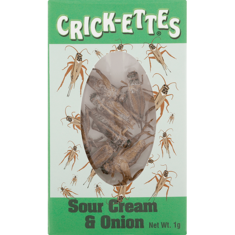 Crickettes Crickets, Sour Cream & Onion (1 g) Instacart