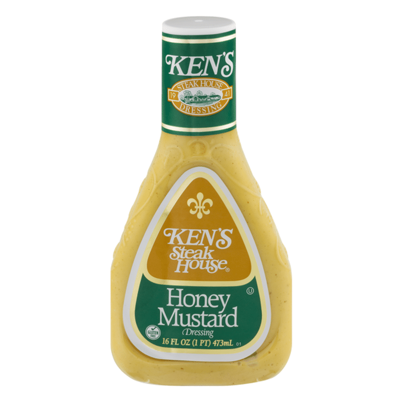 Kens Steak House Dressing, Honey Mustard (16 fl oz) from Stop & Shop