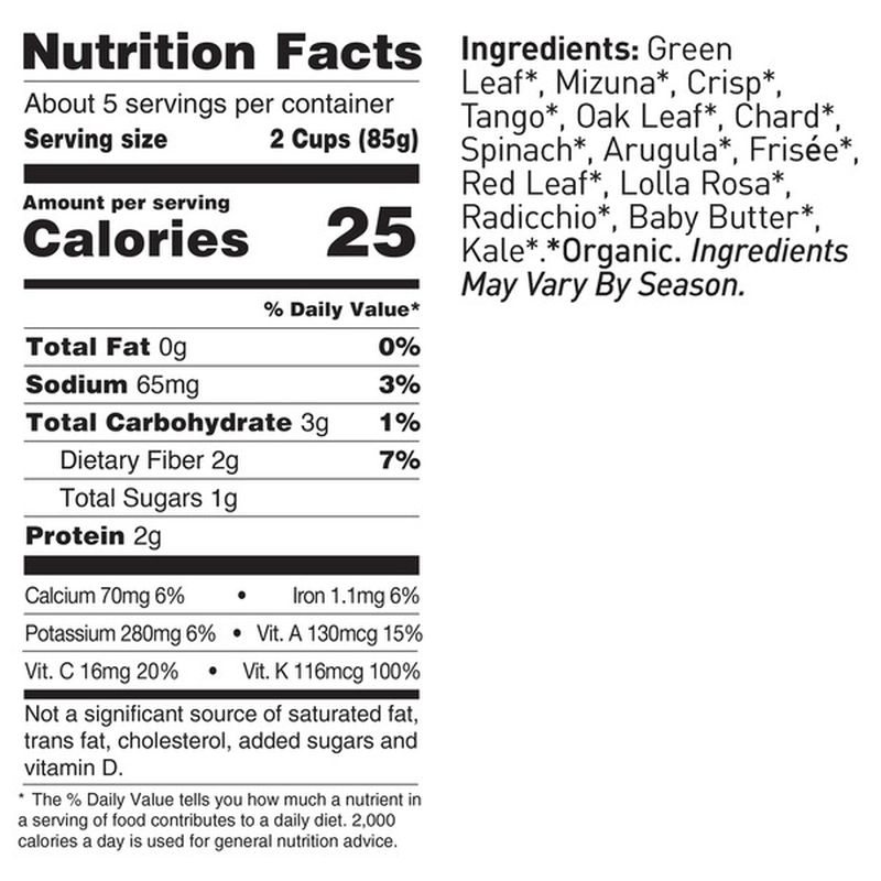 Organic Spring Mix (1 lb container) Instacart