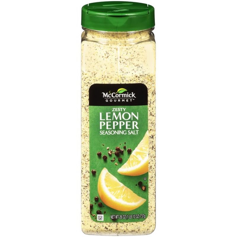 Mccormick Gourmet™ Zesty Lemon And Pepper Seasoning Salt 26 Oz Instacart