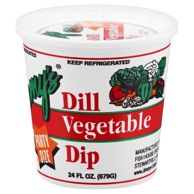 Jimmys Vegetable Dip, Dill, Party Size (24 oz) Instacart