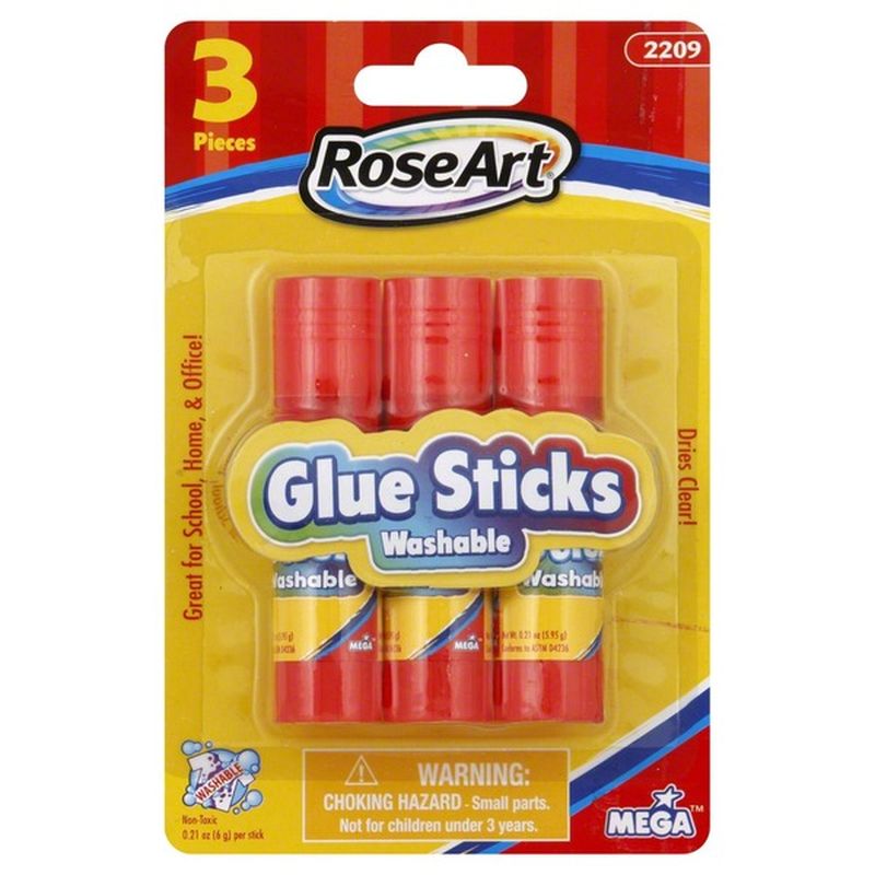 Rose Art Glue Sticks, Washable (0.21 oz) Instacart